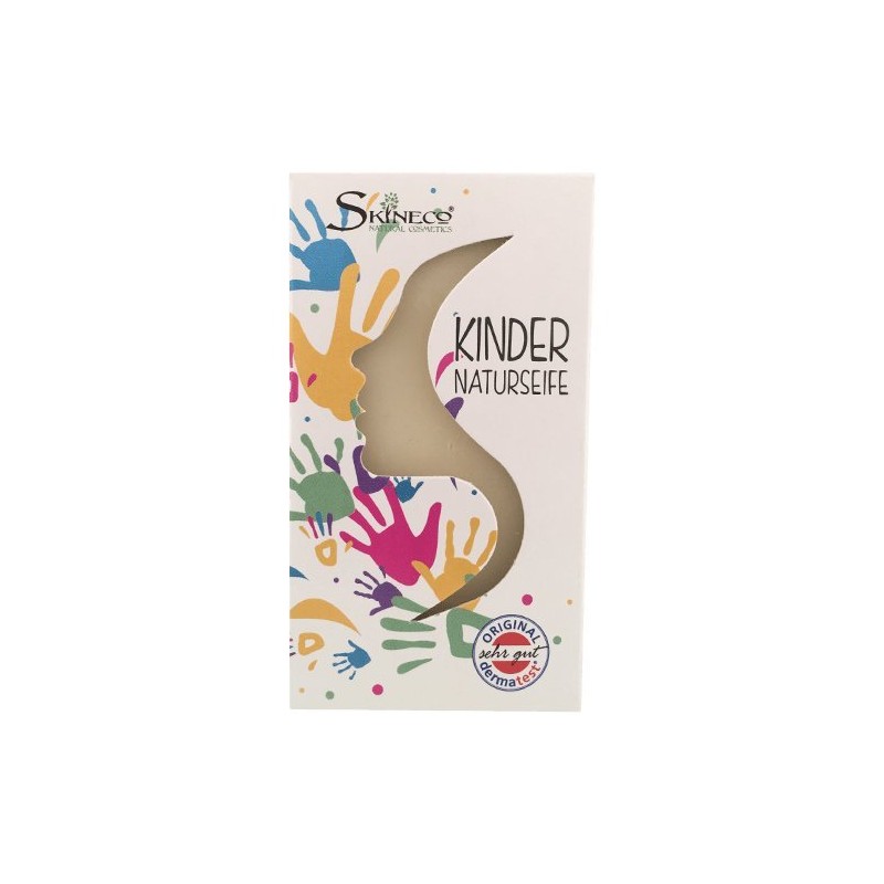 Skineco Children's Soap with Goat Milk, Handmade Cold Process (Pack