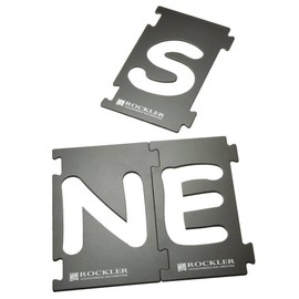 Rockler Router Letter Template Set (4” H) – Comic Sans Font Letter Router Template – Interlocking Sign Making Templates w/Letters