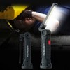 LEDs Work Light USB Rechargeable Rotating Foldable Flashlight 5 Mode