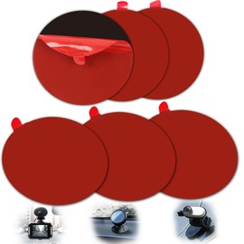 Double Sided Adhesive Pads for Dash Cam, 6PCS 2.83 Inch Heavy Duty Sticky Pads, Heat Resistant & No Residue Mounting Tape, Universal Replacement for Windshield, Dashboard, GPS, Phone Mount