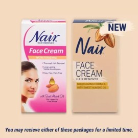 Nair 네어 헤어 리무버 보습 페이스 크림 Nair Hair Remover Moisturizing Face Cream
