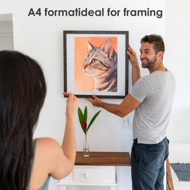 RGBMIX Watercolor Coloring Book 12 Sheets Animals Watercolor Book for Adults 9x12'' Watercoloring Paper Pad Stress-Relief Painting Book Art Supplies 100% Cotton Paper