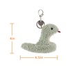Apricot Lamb Evil Viper Soft Cuddly Keychain, Plush Toys Stuffed