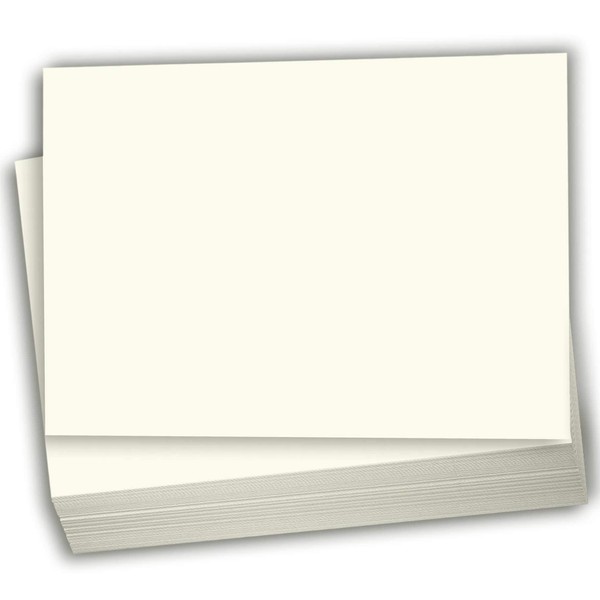 Hamilco Cream Colored Cardstock Thick Paper - Blank Index Flash