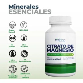 Pack Magnesio Naíma: Citrato y Glicinato en Cápsulas para Bienestar y Relajación