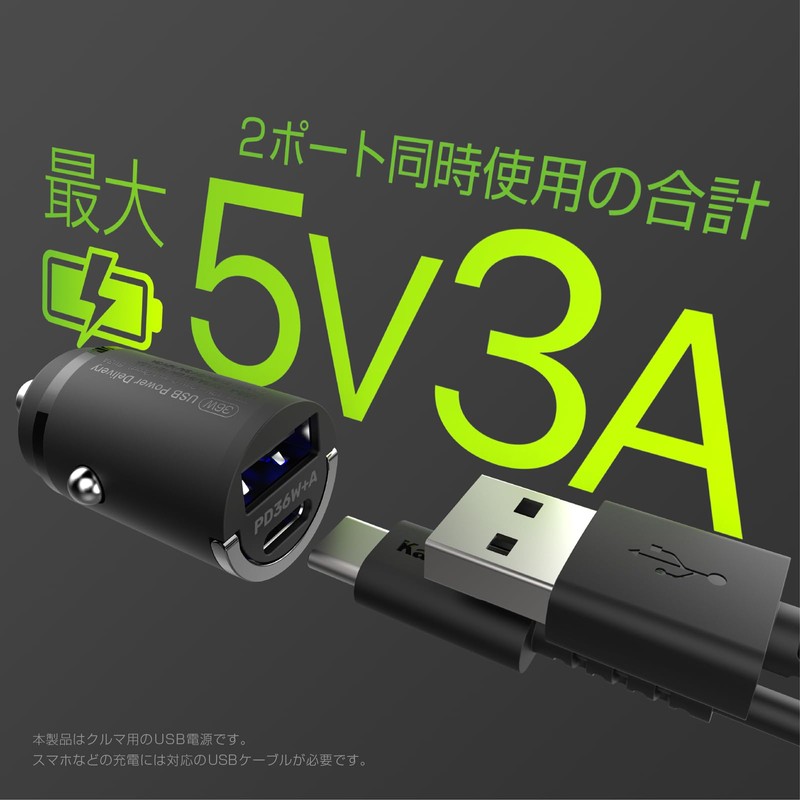 Kashimura NDC-071 Ultra Compact USB Socket, 2 Port Type USB-A