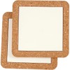 Coaster with cork frame