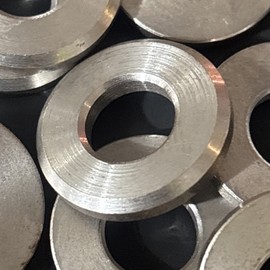 Gibralter 10 Pcs) Beveled Flat Washer / Spacer for 3/8” Bolt, Soft Steel Grade 12L14 Plain