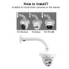 CTXSumTec Security Camera I/J Type Wall Mount Bracket, Dome Camera