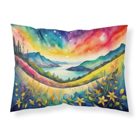 Caroline's Treasures Hypericum or St. John’s Wort in Color Fabric Standard Pillowcase Lightweight Super Soft Easy Care Decorative Artwork Pillowcase, Standard