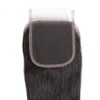 4X4 Closure Human Hair Unprocessed Natural Black Straight Human Hair