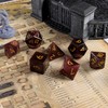 LUCKY-M Cat Eye DND Dice Sets, Gemstone Dice for Dungeons