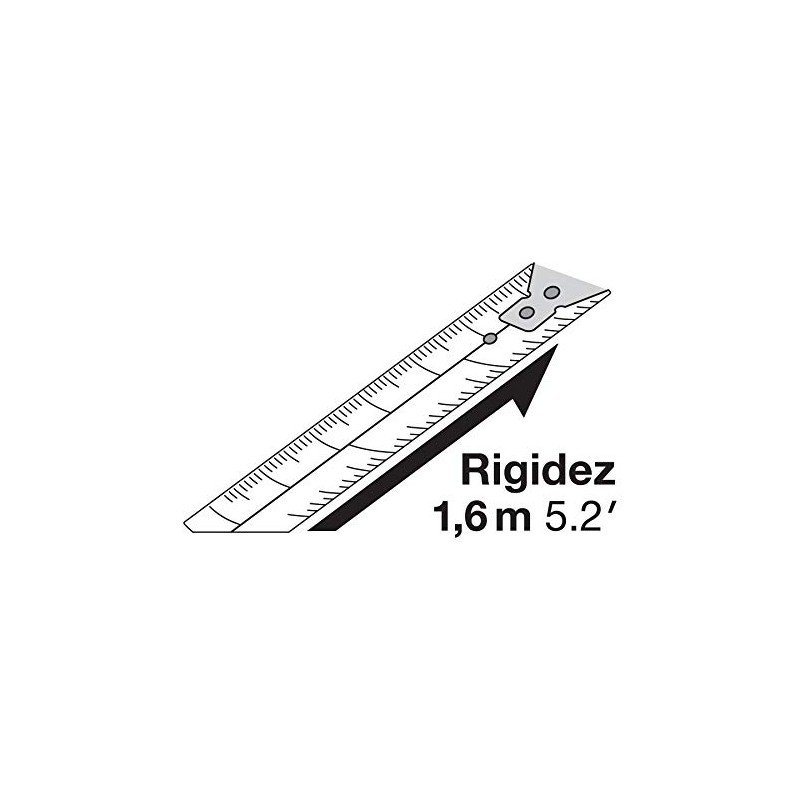 Pretul PRO-5MEB, Flexmetro, amarillo, 5m, cinta 19mm tarjeta plstica