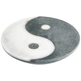 Berk - Inner Worlds Ying Yang Incense Holder Made of Marble
