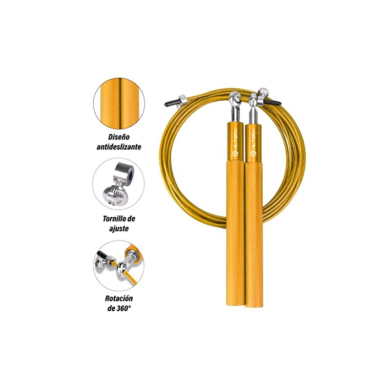 Altera Cuerda para Saltar de Aluminio Ajustable