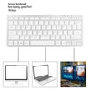 USB Wired Keyboard 78 Keys Ultra Thin Mini Portable Anti
