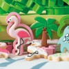 Decora 0255071 Plastic Flamingo and Palm Tree Cutters 2-Piece 10/9.5