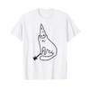 Wizard Cat Funny Meme Drawing T-Shirt for Men Women