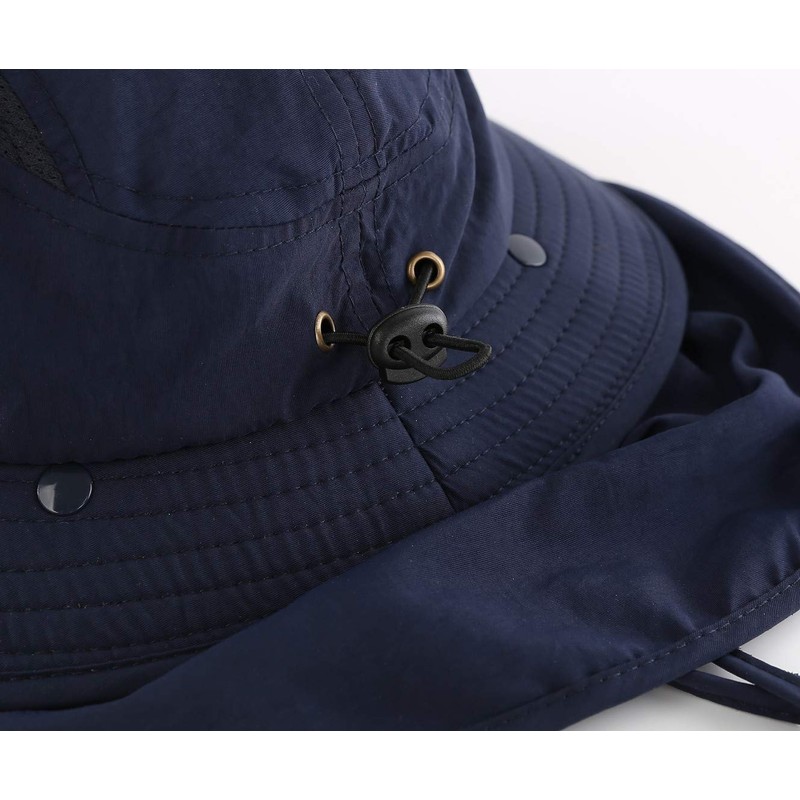 Connectile Kids Summer UPF 50+ Flap Cap, Quick Drying, Wide