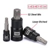 MIXPOWER 25 Piece Torx Bit and Socket Set, 13 Star