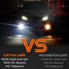 qobsos LED Fog Light For Toyota Camry 2007-2014 Pair Bumper