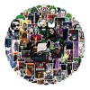 Joker 50 Calcomanias Stickers Guason Contra Agua