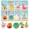 24PCS Hawaiian Summer Christmas Stickers for Kids - DIY Mix