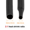 uxcell Heat Shrink Tubing, 6"(150mm) Dia 240mm Flat Width 2:1