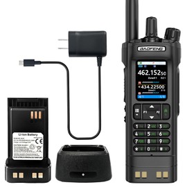 BAOFENG UV32 Radio 10W Walkia Talkie GPS Two Way Raido USB-C Charging Multi-Band FM/AM UV-32 Handheld Radio