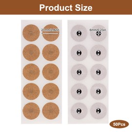 5 Bögen 50 Magnetische Akupressur Pflaster, Magnetische Akupunkturpflaster, Akupunktur Magnetic Patches, 21 mm Magnetpflaster für Linderung von Knie- und Rückenschmerzen bei Erwachsenen