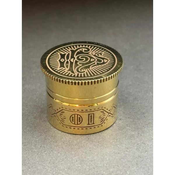 Brass Oil Stock "O.I." + With "IHS" on Cover +