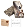 Eujgoov Quill Feather Quill Pen Set Vintage Feder Stift Tinte