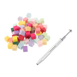 OHPHCALL 4 Claws Metal Grabber Mini Nail Sponges Set Nail Art Tools Soft Sponge Brush for Manicure Supplies