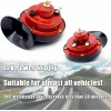 2PC 12V Super Loud Train Air Horn Waterproof Motorcycle Car