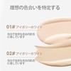 NovoUnow リキッドファンデーション 柔らかく軽い持続性のあるメイクアップスキンケア シミやくすみをカバーするファンデーション 明るいベースメイク 1#アイボリーホワイト