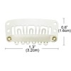 Pack of 20 Metal Snap Clips for Hair Extensions and