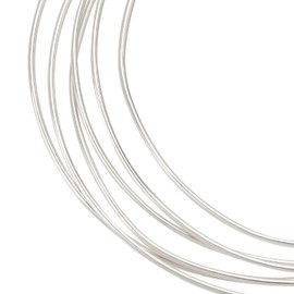 BENECREAT Sterling Silver Wire - 20 Gauge, 3.28 Feet Pure Silver Wire for Jewelry Making, Spool Project, Bracelets and Earrings