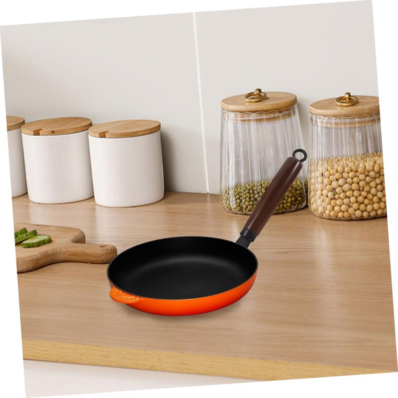 CHILDWEET Detachable Wooden Wok Handle Replacement Scald Kitchen Utensil Accessory