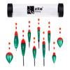 Zite Fishing Glow Stick Floats Assortment with Float Tube -