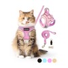 Petiam Cat Harness, Cat-Specific Leash, Secure, Double Lock, Leash Set