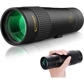 Zoom Monocular 10-30x40 - Lightweight Pocket High Power Monoculars for Adults Kids,  Dual Focus Prism Compact Monoscope with Bak4 Lens For Hiking Hunting Bird Watching Camping Gifts
