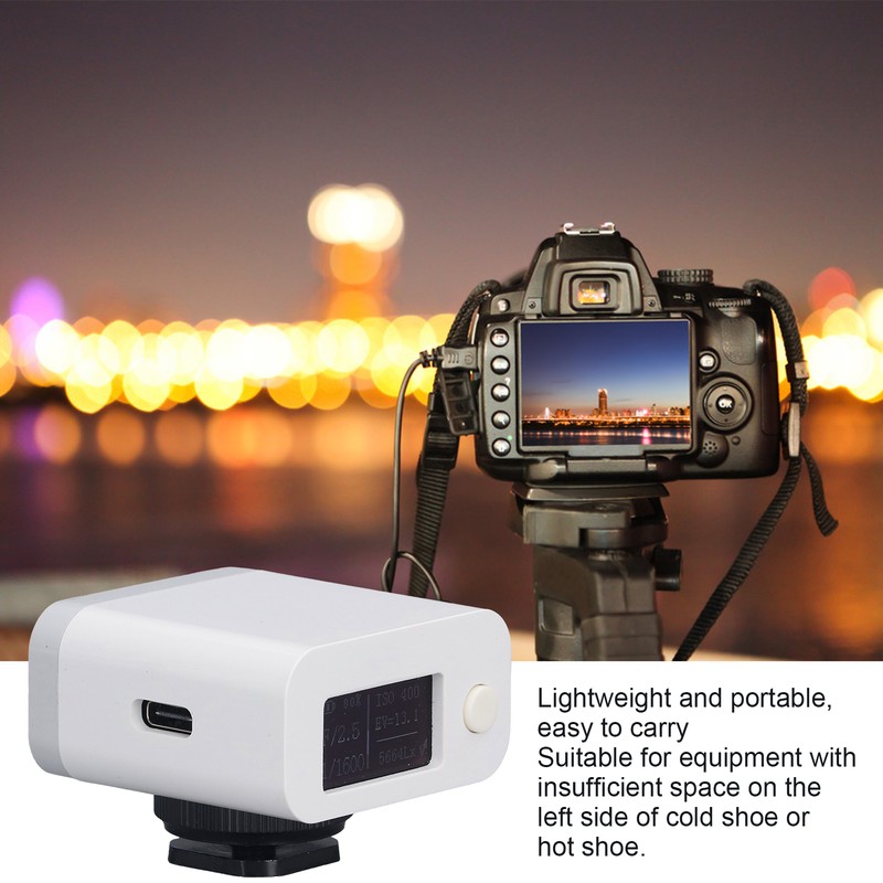 Camera Light Meter Photography Upper Reflection Photometer with USB Cable