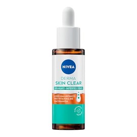 NIVEA Serum Anti-Imperfecciones Derma Skin Clear 30ml, Con Ácido Hialurónico, Pro-Vitamina B5 y Niacinamida, Suero Facial con efecto mate ideal para p
