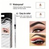 3PCS White Eyeliner Pencil,Soft Highlighter Gel Eyeliner Pencil,Waterproof Eyebrow Hair