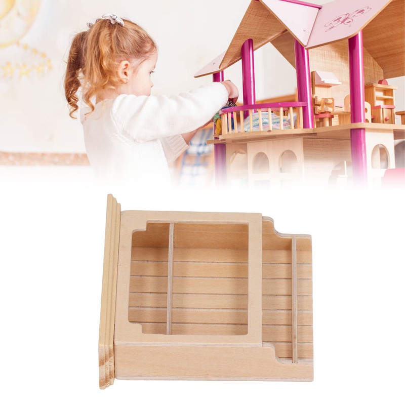 Dollhouse Cabinet Miniature Model Fine Workmanship Composite Wood Miniature Display