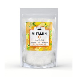 Pure Unpretentious Vitamin C Powder (1 kg) Ascorbic Acid, Resealable Bag