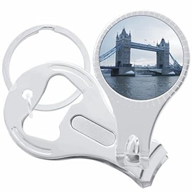 Tower Bridge London Nail Clippers Plus Bottle Opener Keychain