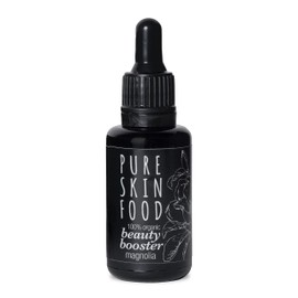 PURE SKIN FOOD Organic Beauty Booster Magnolia Intensive Serum Intensive Care for Mature & Dry Skin Revitalising & Rejuvenating 100% Organic Certified Ingredients & Vegan 30 ml