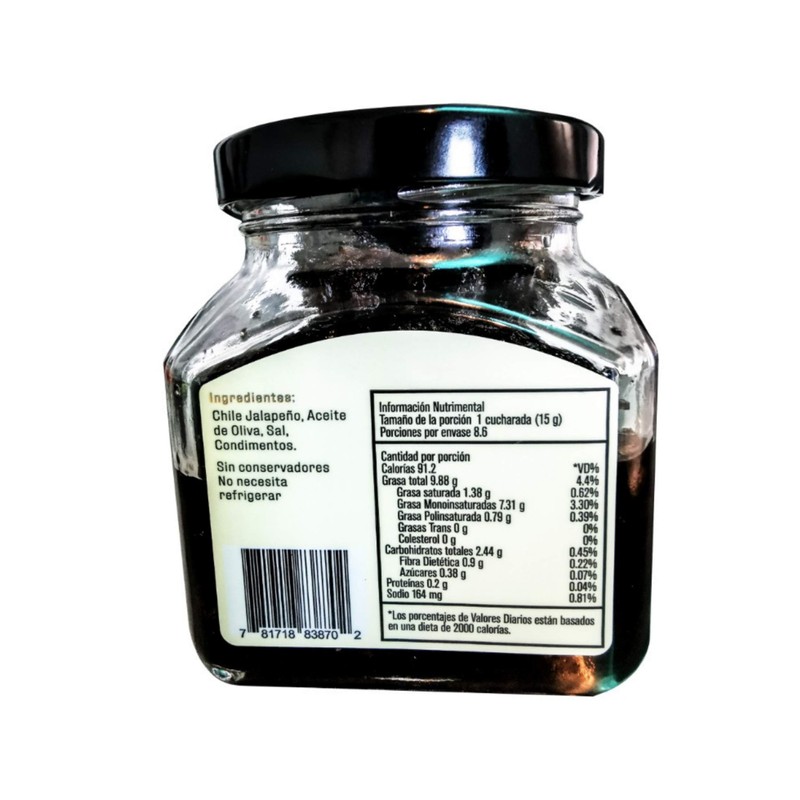 Savina, Chicharron Crujiente De Chile Jalapeño En Aceite De Oliva,