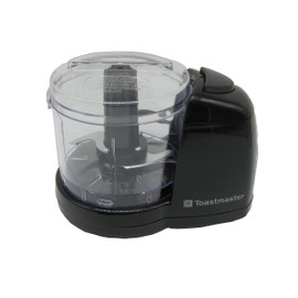 Toastmaster 1 1/2 Cup Mini Chopper Model TM-67MC Flawlessly Chops Vegetables in a Matter of Seconds.